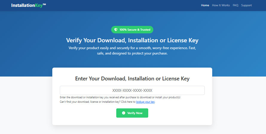 Installation Key Programming & Website